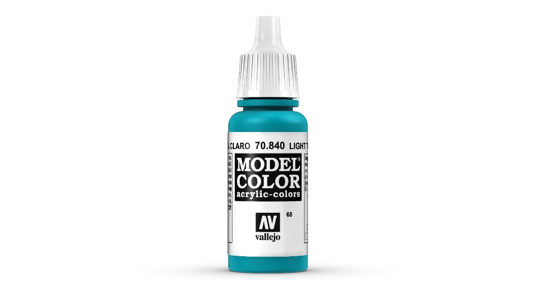 Vallejo Model Color #070 Light Turqoise 18ml Matt Acrylic Paint