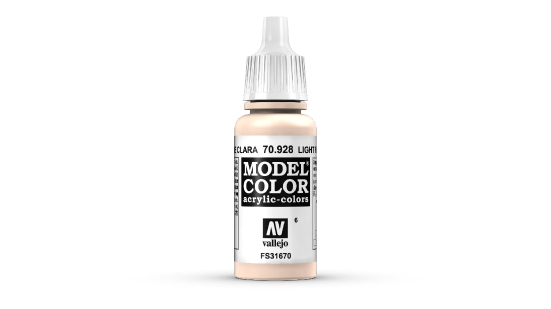 VALLEJO MODEL COLOUR LIGHT FLESH 17 ML