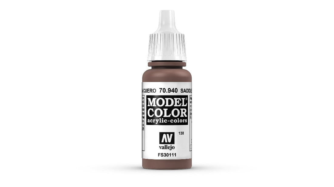 VALLEJO MODEL COLOUR SADDLE BROWN 17 ML