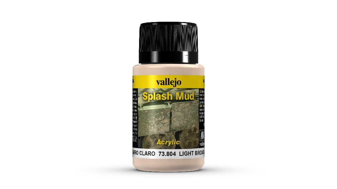 Vallejo Weathering Effects Light Brown Splash Mud 40 ml 73804