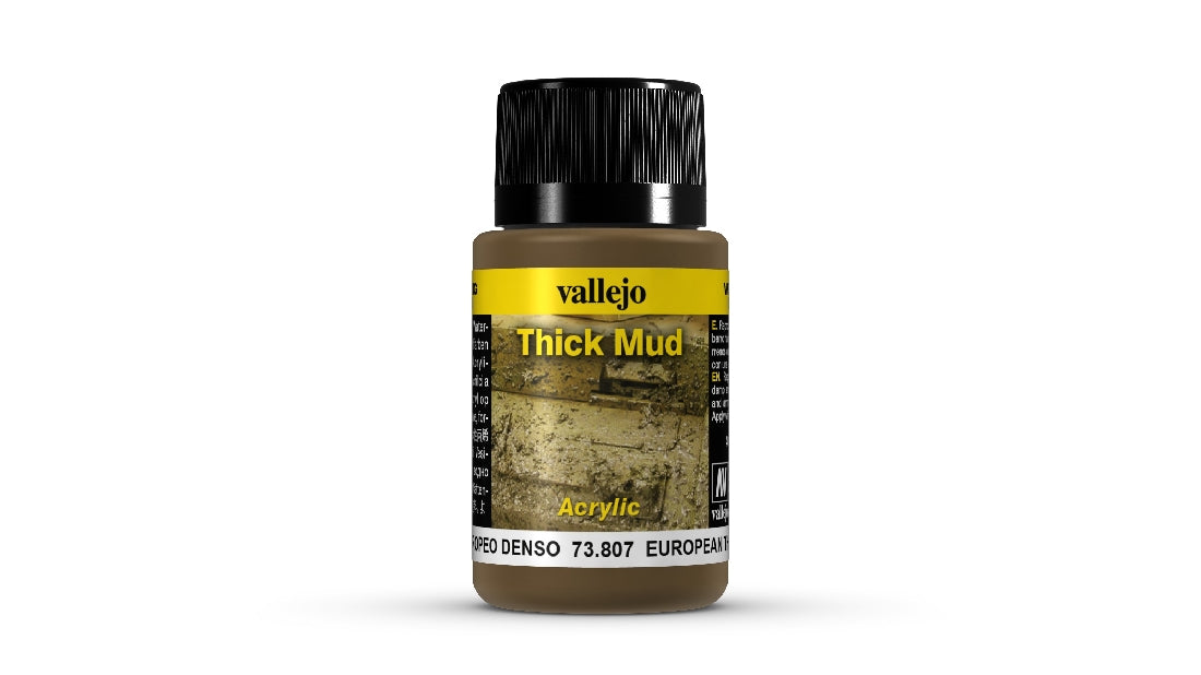 Vallejo Weathering Effects European Thick Mud 40 ml 73807