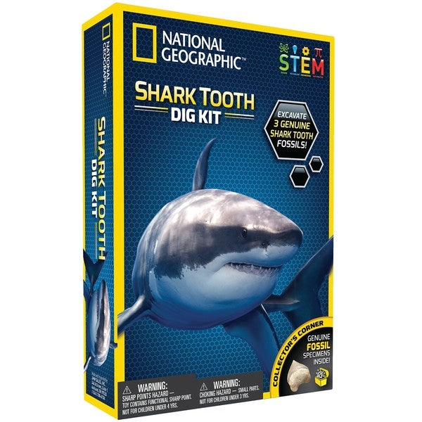 NAT GEO SHARK TOOTH DIG KIT