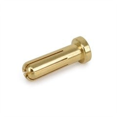 5.0MM LOW PROFILE GOLD PLATED CONNECTOR MALE 2PC