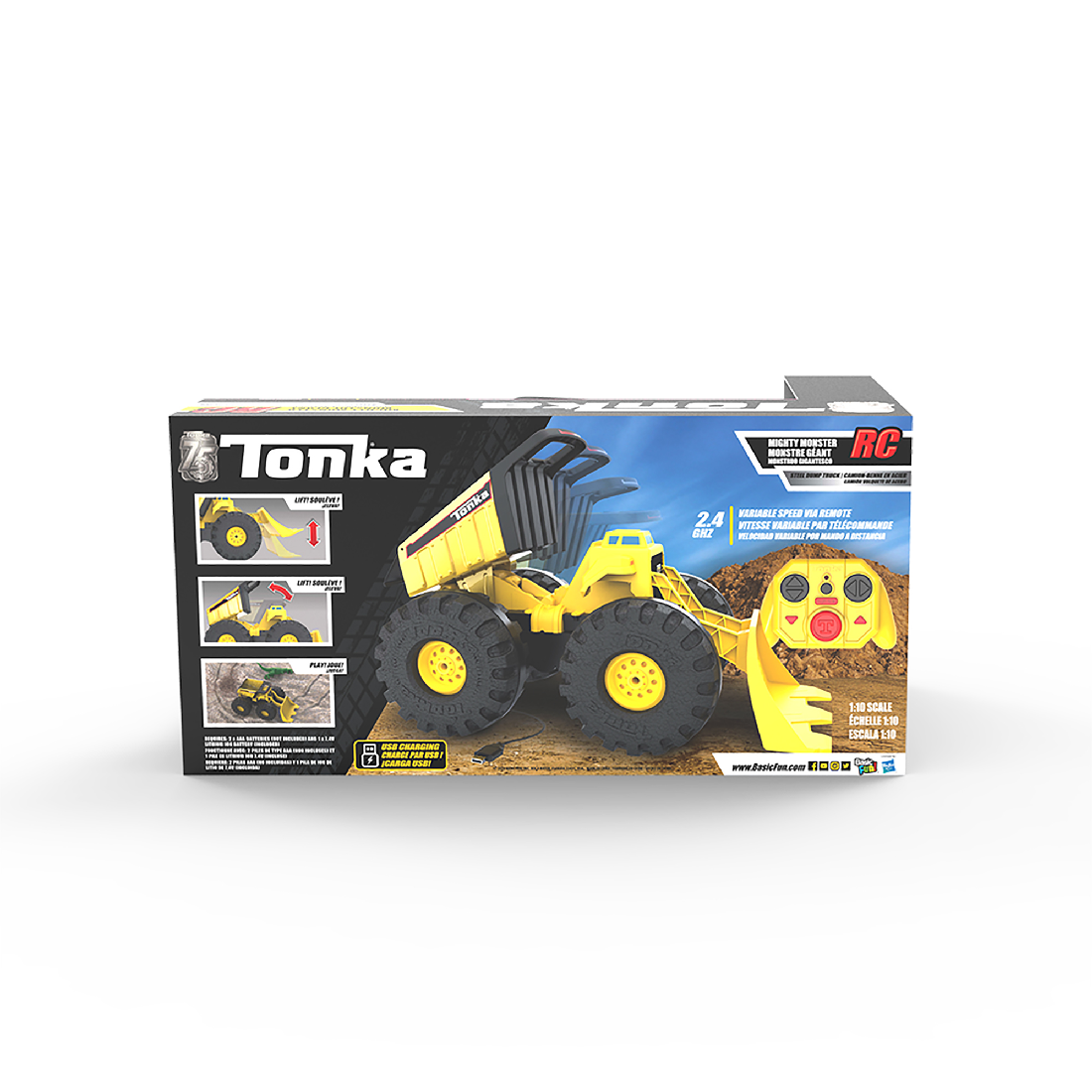 TONKA - MIGHTY MONSTER RC STEEL DUMP TRUCK