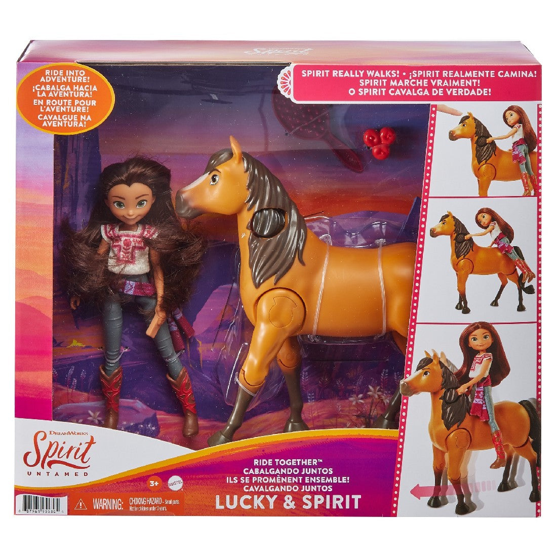 SPIRIT UNTAMED LUCKY & SPIRIT RIDE TOGETHER