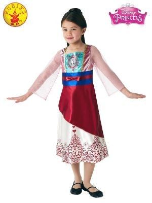 DISNEY PRINCESS MULAN COSTUME SIZE 4-6