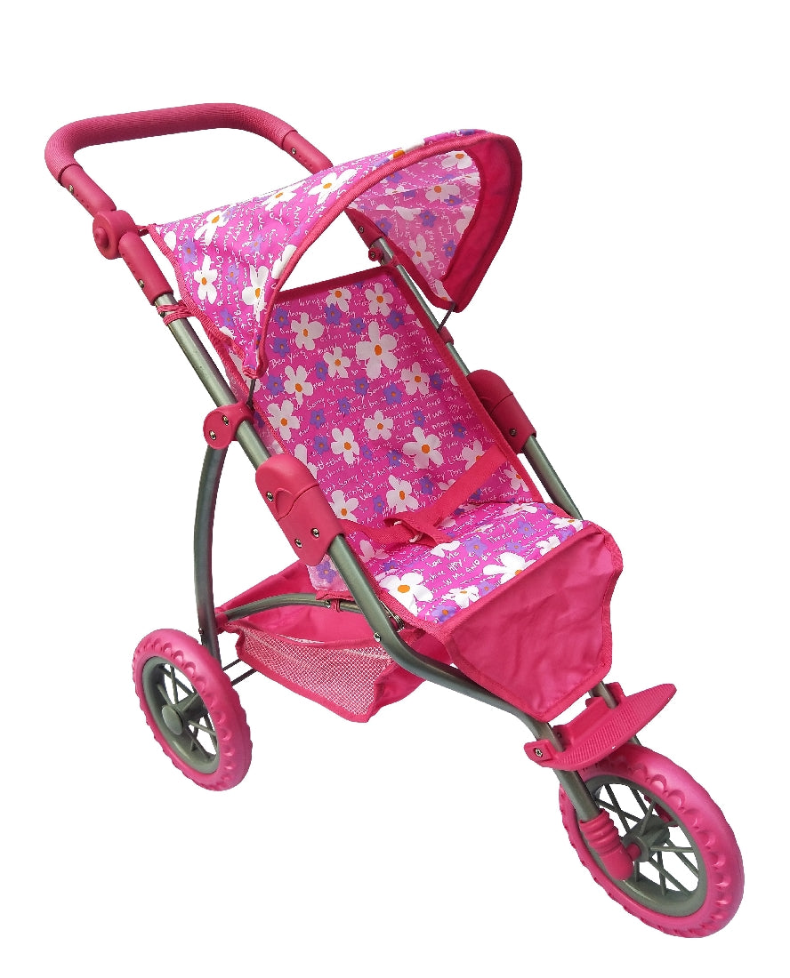 PW DOLL 3 WHEEL JOGGER PINK WF