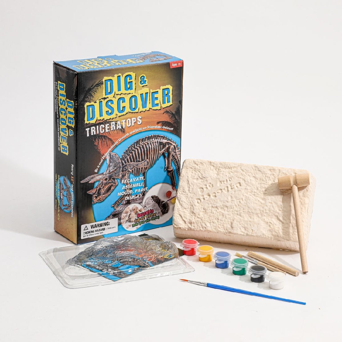 DIG & DISCOVER DINOSAUR - TRICERATOPS