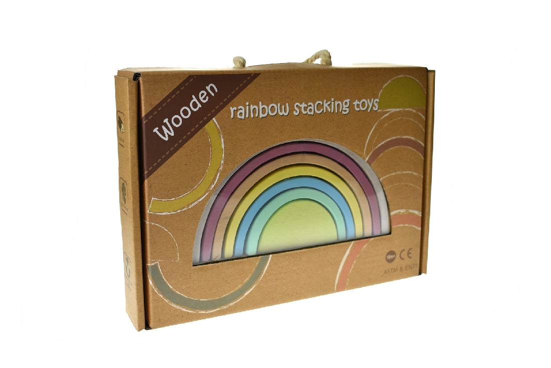 WOODEN RAINBOW STACKER - VINTAGE