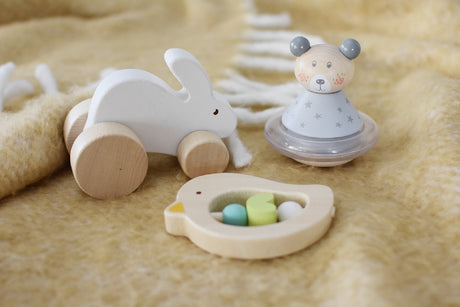 Kaper Kidz Calm & Breezy Baby Gift Set Bunny, Bird & Bear 3pcs