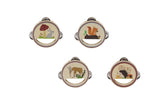 Kaper Kids Calm & Breezy Woodland Wooden Tambourine Assorted