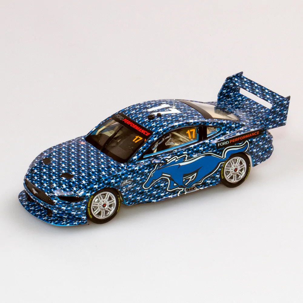 Ac 1/43 Ford Performance #17 Ford Mustang Gt Supercar - 2018 Camouflage Test Livery